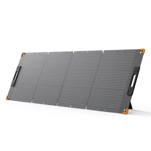 PECRON Solarpanel 200W Monokristallin Faltbar Solarmodul Photovoltaik Modul Solaranlage für E600LFP/E1500LFP/E2000LFP/E2400LFP/E3600LFP,Solar Panel für Camping Garten Wohnwagen Outdoor von pecron