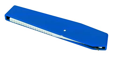 peha Clipmesser - Kartonmesser mit automatisch versenkter Klinge, blau von peha