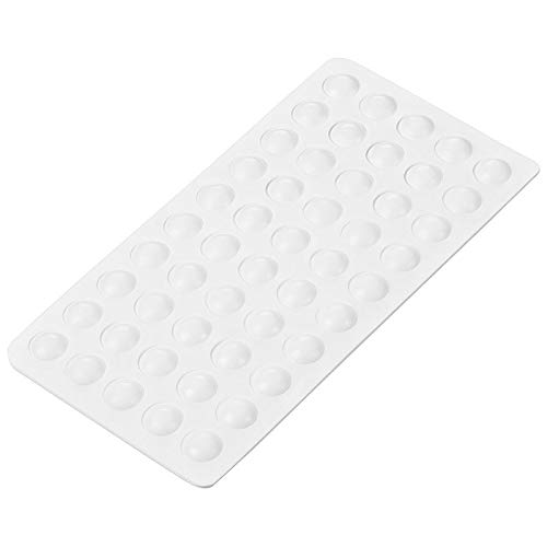 haggiy Elastikpuffer - Anschlagpuffer selbstklebend - halbkugelförmig, rund 8 mm, Höhe: 2,2 mm, transp. (50 Stk.) von haggiy