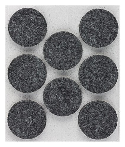 peha Filzgleiter - Filzpunkte selbstklebend - 1,7 mm stark, rund 13 mm (24 Stk.) von peha