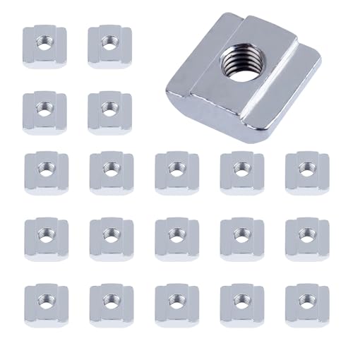 T Nut Mutter,20 Pcs Nutenstein Nut,Nutensteine füR HammerköPfe,T Nut Mutter füR Aluminiumprofil ZubehöR,Aus Hochwertigem Verzinktem Stahl,Dauerhaft,FüR MöBel, Nutensteine füR Aluminium-Profile T Nut Mutter,20 Pcs Nutenstein Nut,Nutensteine füR HammerköPfe,T Nut Mutter füR Aluminiumprofil ZubehöR,Aus Hochwertigem Verzinktem Stahl,Dauerhaft,FüR MöBel, Nutensteine füR Aluminium-Profile von peiyee