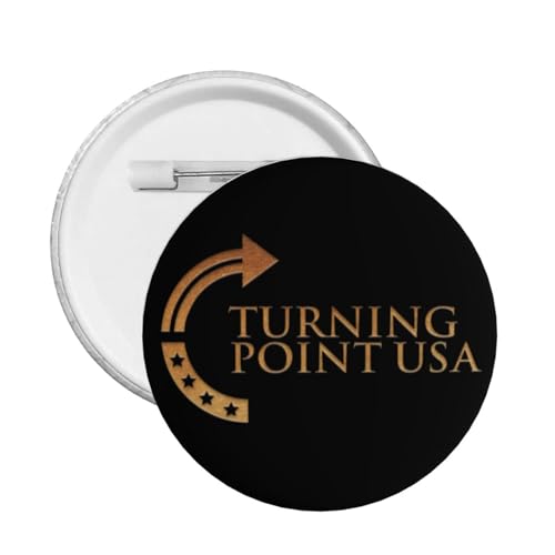 1 Stück Turning Point USA Button Pins TPUSA Kreis Abzeichen Runde Brust Pins Brosche Dekor klein von peiyeety