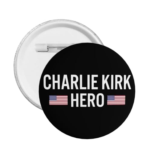20 Stück RIP Charlie Kirk Button Pins Held Charlie Kirk Kreis Abzeichen Runde Brust Pins Brosche Dekor Groß 20 Stück RIP Charlie Kirk Button Pins Held Charlie Kirk Kreis Abzeichen Runde Brust Pins Brosche Dekor Groß von peiyeety