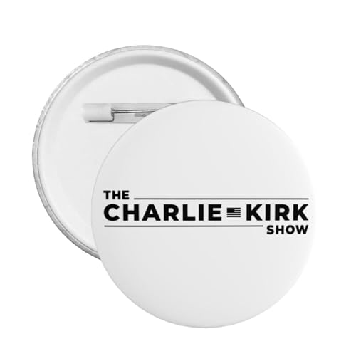 5 Stück RIP Charlie Kirk Button Pins The Charlie Kirk Show Kreis Abzeichen Runde Brust Pins Brosche Dekor Klein von peiyeety