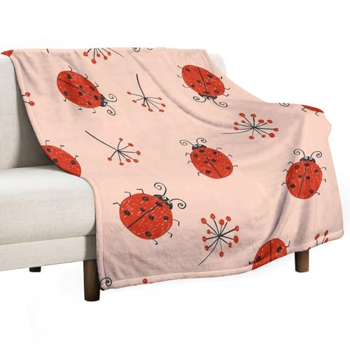 Decke mit Marien -Obstmuster, Flanell-Fleece, Bettdecke, Überwurfdecke, leichte, gemütliche Plüschdecke für Couch, Bett, Sofa, Zweisitzer, 127 x 152 cm Decke mit Marien -Obstmuster, Flanell-Fleece, Bettdecke, Überwurfdecke, leichte, gemütliche Plüschdecke für Couch, Bett, Sofa, Zweisitzer, 127 x 152 cm von peiyeety