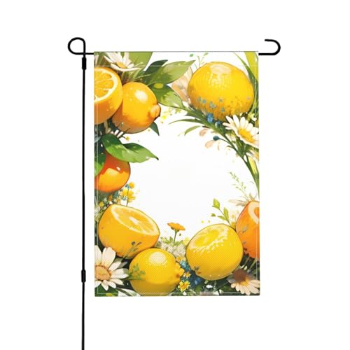 Gartenflagge mit Früchten, Zitronen, Blumen und Blättern, 30,5 x 45,7 cm, doppelseitige Hofflaggen, Banner, für den Außenbereich, Feiertage, dekorativ für draußen, Terrasse, Rasen, Zuhause Gartenflagge mit Früchten, Zitronen, Blumen und Blättern, 30,5 x 45,7 cm, doppelseitige Hofflaggen, Banner, für den Außenbereich, Feiertage, dekorativ für draußen, Terrasse, Rasen, Zuhause von peiyeety