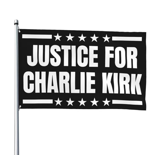 Justice For Charlie Kirk-Flaggen, super robust, einseitig, 4 x 6 Zoll, für Garten und Hof (ohne Fahnenmast), L407 von peiyeety