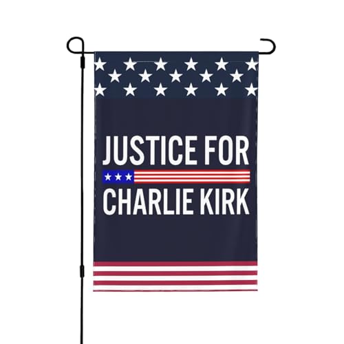 Justice For Charlie Kirk-Flaggen für draußen, Hofdekoration, doppelseitige Gartenflagge Justice For Charlie Kirk-Flaggen für draußen, Hofdekoration, doppelseitige Gartenflagge von peiyeety