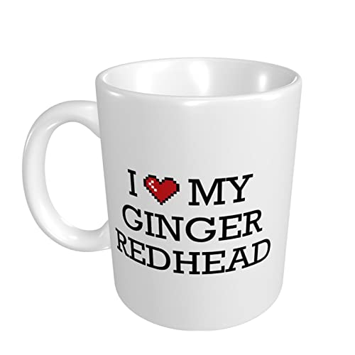 Kaffeetasse, Geschenk, I Love My Ginger Redhead Tasse, lustige Bürotassen, dicke Kaffeetasse von peiyeety
