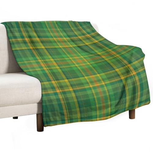 peiyeety Grüne Vintage-Decke mit Karomuster, Flanellüberwurf für Jungen, Teenager, Männer, Bauernhaus-Landhaus-Flanellüberwurf, 101,6 x 127 cm peiyeety Grüne Vintage-Decke mit Karomuster, Flanellüberwurf für Jungen, Teenager, Männer, Bauernhaus-Landhaus-Flanellüberwurf, 101,6 x 127 cm von peiyeety