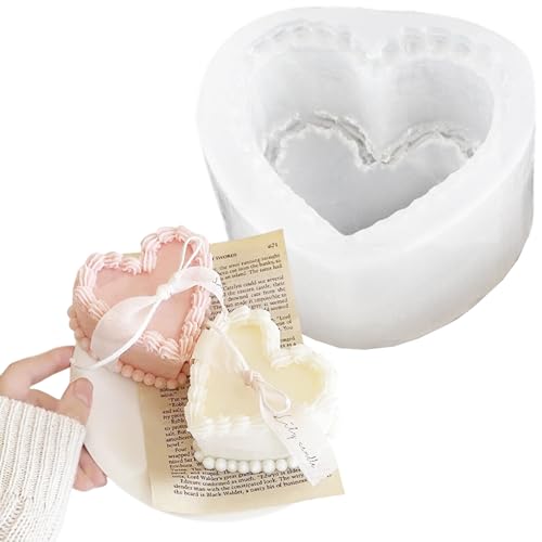 pekifaves Silikonform Herz, Kerzen Silikonformen, Herz Silicone Kerzenform 3D, Silikonformen Gießformen Herz Kerzen, Backzubehör, DIY Herstellung, Valentinstag pekifaves Silikonform Herz, Kerzen Silikonformen, Herz Silicone Kerzenform 3D, Silikonformen Gießformen Herz Kerzen, Backzubehör, DIY Herstellung, Valentinstag von pekifaves