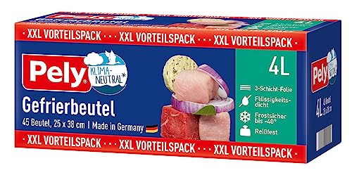 pely 8674 Gefrierbeutel, 4 L, 45 Beutel, Vorteilspack pely 8674 Gefrierbeutel, 4 L, 45 Beutel, Vorteilspack von pely