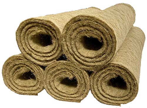 Nager-Teppich aus 100 % Hanf, 150 x 80 cm ca. 10 mm dick, 5er Pack (EUR 13,79/Stück), Nagermatte,Käfig Bodenbedeckung z.B. für Kaninchen, Meerschweinchen, Hamster, Degus, Ratten und andere Nagetiere. von pemmiproducts