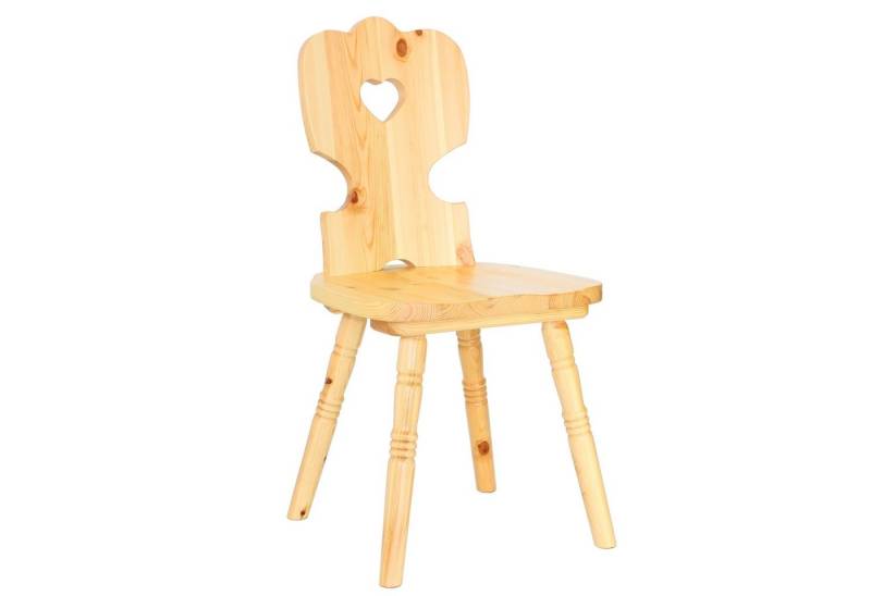 pemora Holzstuhl Bauernstuhl Kiefer massiv Stuhl mit Herz IRINA natur pemora Holzstuhl Bauernstuhl Kiefer massiv Stuhl mit Herz IRINA natur von pemora