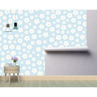 Kamille Abnehmbares Tapete Wandbild Florale Peel & Stick Oder Vorbeklebte Selbstklebend Einfach Zu Auftragen von penguinwall