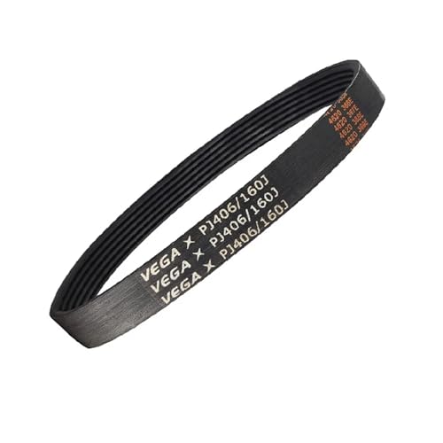 PJ406 PJ verrippt Gurt-Gummiförderband for Laufband/Holzbearbeitungs-Drehbank 160J(2PCS_9 RIBBED) von pengyang