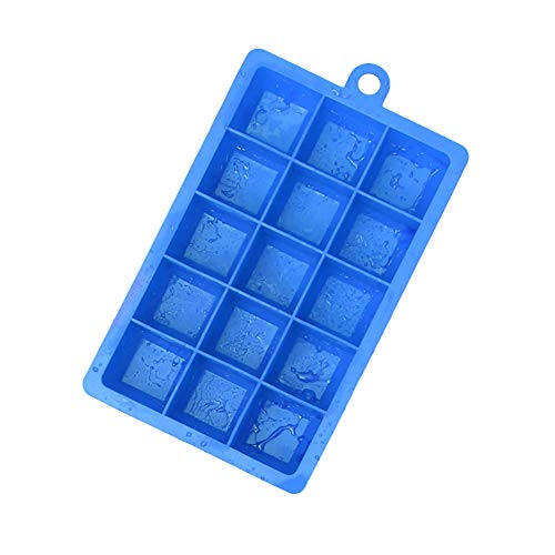 15 Gitter Eiswürfelform DIY Jelly Saft Form Küche Bar Zubehör Eiswürfelform - Blau von pengyu-