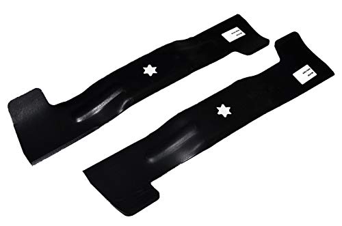 2 X 46,5 CM Rasentraktor Messer Satz für MTD/Gutbrod/Yard Man/Fleurelle 742-0672, 742-0673/742-0659, 742-0660/742-04020, 742-04021/742-04020A, 742-04021A - rechts + links von perfektGarten