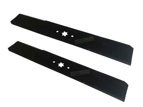 2 X 48,5 CM Rasentraktor Messer Satz für MTD BE DL JF LF P RD 96 125 130 135 155 11596 B 12096 13596 H HF T Eurotrac 15596 Spider 96 SD Racing 125-96 Gold 13096 Smart RF 125 Optima LF - 742-04084 von perfektGarten