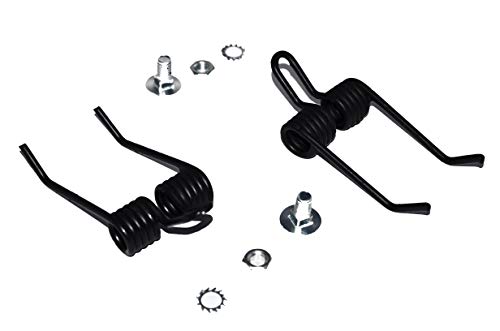 2 X Ersatzfedern (Starke gehärtete Doppelfedersatz) kompatibel mit Kraftharke Vertikutierer von perfektGarten