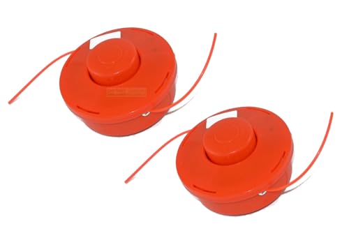 2 X Fadenspule kompatibel mit Scheppach BCH3200PB4, BCH33000-100PB, MFH3300-4BP Motorsense von perfektGarten