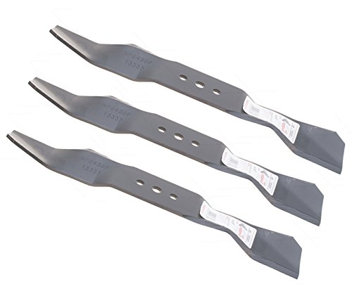 3 X 36 CM Rasenmäher Messer für Husqvarna Rider 11C, B11C, 13, 13AWD, 13AWS, 13C, 15C, 2116CMA, 13BIO / 5055445-01, 5796525-01, 5796525-10, 544 0677-01 von perfektGarten