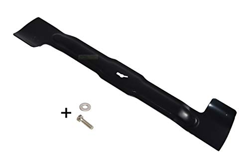 44 CM Rasenmähermesser kompatibel mit FERREX 1800W GLM44 / ALDI/SMV 1253482000 + Schraube von perfektGarten