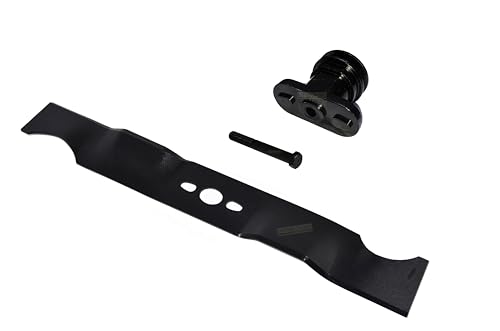 51 cm Messer + Messerhalter + Schraube kompatibel mit Scheppach Rasenmäher mit Antrieb 51 cm Messer + Messerhalter + Schraube kompatibel mit Scheppach Rasenmäher mit Antrieb von perfektGarten