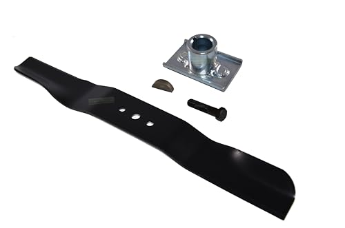 56 cm Rasenmähermesser + Messerhalter + Keil + Schraube kompatibel mit Scheppach Rasenmäher 56 cm Rasenmähermesser + Messerhalter + Keil + Schraube kompatibel mit Scheppach Rasenmäher von perfektGarten