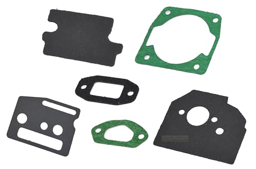 Zylinder Dichtungen 6St. kompatibel mit Fuxtec Einhell Hecht Güde u.a Motorsäge Kettensäge von perfektGarten