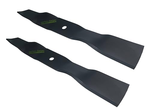 perfektGarten 2 X 49,5 cm Mulchmesser kompatibel mit John Deere Sabo LT 133 150 155 163 166 170 LX 172 176 M154158 von perfektGarten