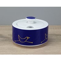 Arzberg Flying Objects Sieger Design Zuckerdose Dose Mit Deckel Blau von perfektgedeckt