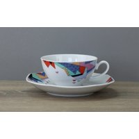 Eschenbach Domus Madison Teetasse Tasse Mit Untertasse Unterteller von perfektgedeckt
