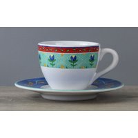 Friesland Voila Jardin Espressotasse Mokkatasse Mit Unterteller Untertasse von perfektgedeckt