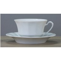 Fürstenberg Grecque Weiß Kaffeetasse Teetasse Mit Unterteller Untertasse Untere von perfektgedeckt