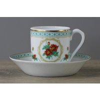 Haviland Empress Josephine Demitasse Austrian Copper Espressotasse M Untere Grün von perfektgedeckt