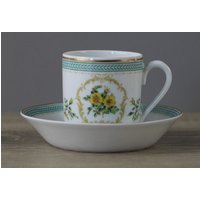 Haviland Empress Josephine Demitasse Austrian Gold Espressotasse Mit Untere Grün von perfektgedeckt