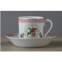 Haviland Empress Josephine Demitasse Multiflora Carnea Espressotasse Untere Pink von perfektgedeckt