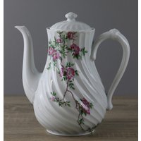 Haviland Limoges France Eglantine Rose Kaffeekanne Mit Deckel Höhe Ca. 22 cm von perfektgedeckt