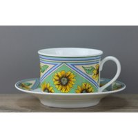 Hutschenreuther Edition Voyage Tournesol Kaffeetasse Mit Unterteller/Untertasse von perfektgedeckt
