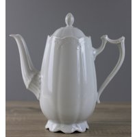 Hutschenreuther Viktoria Weiß Kaffeekanne Kanne Mit Deckel Höhe Ca. 24 cm Top Hutschenreuther Viktoria Weiß Kaffeekanne Kanne Mit Deckel Höhe Ca. 24 cm Top von perfektgedeckt