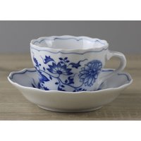 Hutschenreuther Zwiebelmuster Kaffeetasse Tasse +Untertasse/Unterteller Top Hutschenreuther Zwiebelmuster Kaffeetasse Tasse +Untertasse/Unterteller Top von perfektgedeckt