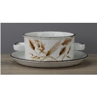 Midwinter Stonehenge Wild Oats Suppentasse Tasse Mit Unterteller Untertasse von perfektgedeckt