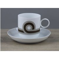 Rosenthal Studio Linie Duo Baltic Kaffeetasse/Tasse + Untere Unterteller von perfektgedeckt