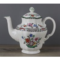 Spode Chinese Rose Kaffeekanne Kanne Mit Deckel Höhe Ca. 22 cm von perfektgedeckt