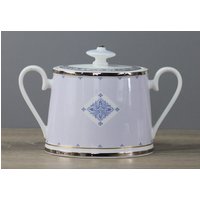 Villeroy & Boch Azurea Zuckerdose Dose Mit Deckel Höhe Ca. 10, 8 cm Villeroy & Boch Azurea Zuckerdose Dose Mit Deckel Höhe Ca. 10, 8 cm von perfektgedeckt