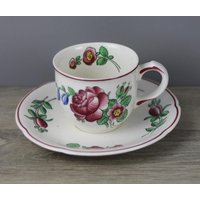 Villeroy & Boch Colmar Kaffeetasse + Unterteller Untertasse Höhe 7 cm Ø 8, 4 von perfektgedeckt