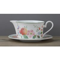 Villeroy & Boch Gallo Orangerie Sauciere Mit Unterteller Untertasse 2-Teilig von perfektgedeckt