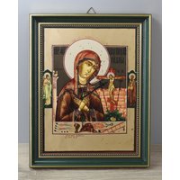 Villeroy & Boch Heinrich Ikone "Gottesmutter/Muttergottes Der Schmerzen" von perfektgedeckt
