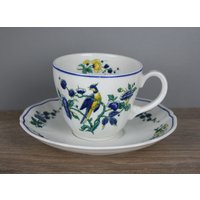 Villeroy & Boch Phoenix Blau Kleine Kaffeetasse Höhe Ca. 6, 3 cm + Untertasse von perfektgedeckt